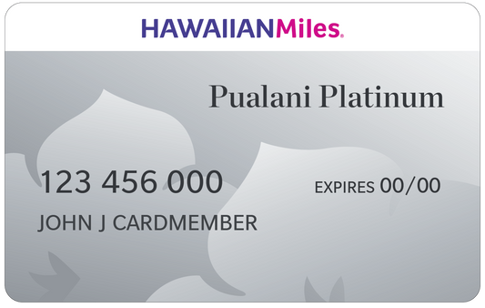 Hawaiian Airlines Pualani Platinum (Valid thru 1 March 2026)